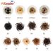 Alileader Elastico per capelli Elastico Ciambella Sintetico Coda corta riccia Estensioni Scrunchie disordinato Chignon Bun_voghion.com