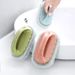 Multi-Surface Cleaning Brush - Ergonomic Handle Scrubber For Kitchen Bathroom & Tiles (Non-Scratch Sponge Head Dishwasher Safe)_voghion.com