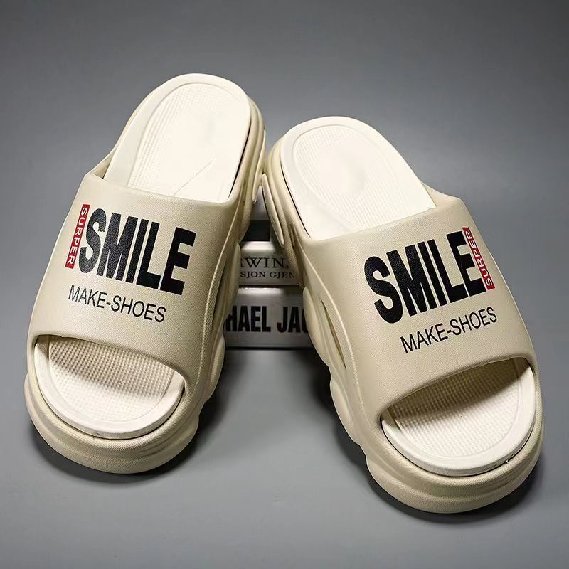 2025 New Trendy Ins Slippers For Men, Summer Outwear, Stepping On Shit Feel, Home Thick Bottom EVA Super Soft Anti Slip_voghion.com