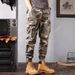 Camouflage Cargohose Herrenhose mit Taschen Mode Lässige lockere konische Hose_voghion.com