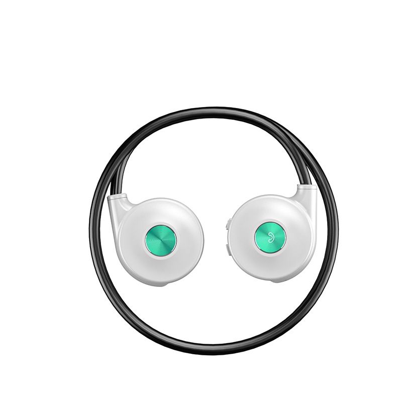 M1S kaulu vadītspējas stereo vibratora skaļruņa Bluetooth austiņas (zaļas)_voghion.com