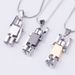 Collana con ciondolo a forma di robot in acciaio al titanio, stile giapponese e hip hop, alla moda, con catena per maglione._voghion.com