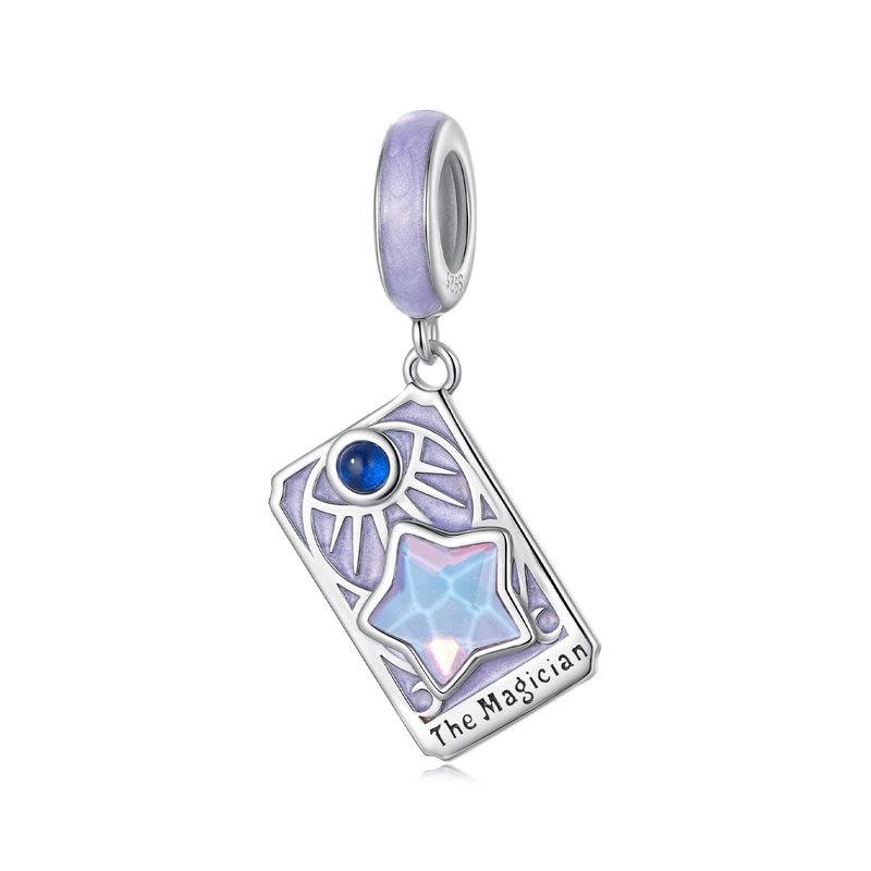 Tarot - The Magician Pendant Charm Sterling Silver Charm, SCC3145_voghion.com
