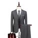 Anzug Business professionelle formelle Kleidung, Herrenanzug koreanische Version, Slim Fit dreiteiliges Set, Trauzeuge und Bräutigam_voghion.com