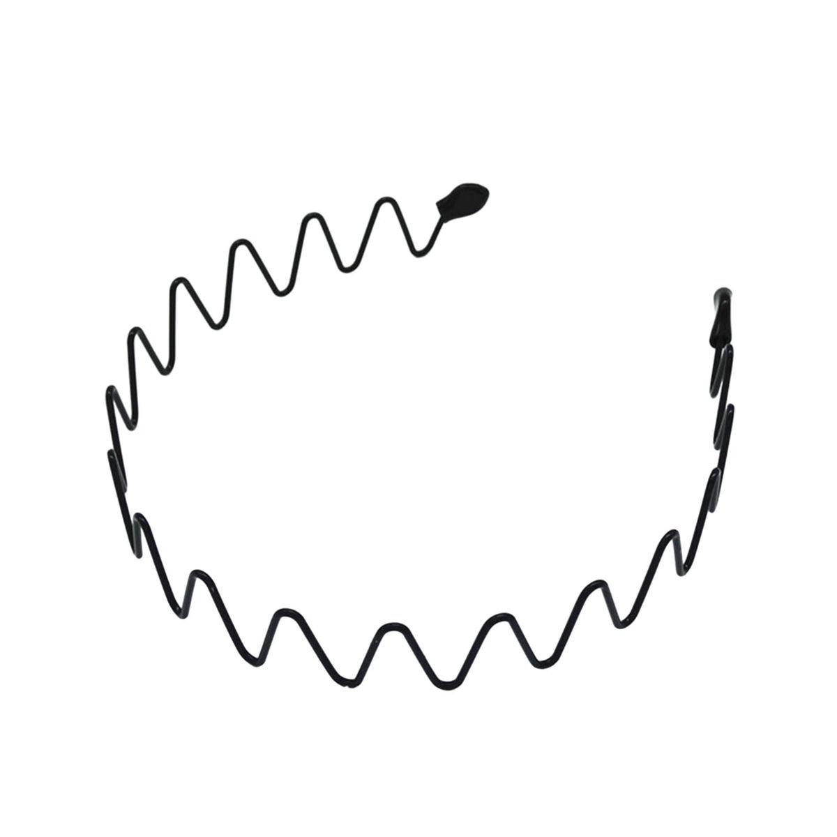 Drivedirect Unisex Elastic Mrtal Wavy Hoop Bangs Hair Fixed Invisible Flexible Outdoor Sports Headband_voghion.com