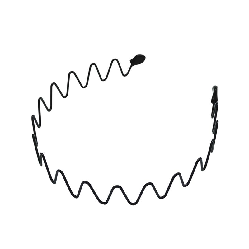 Drivedirect Unisex-pääpanta Elastinen Mrtal Wavy Hair Hoop Bangs Hiukset Kiinteä Näkymätön Joustava Outdoor Sports Pääpanta_voghion.com