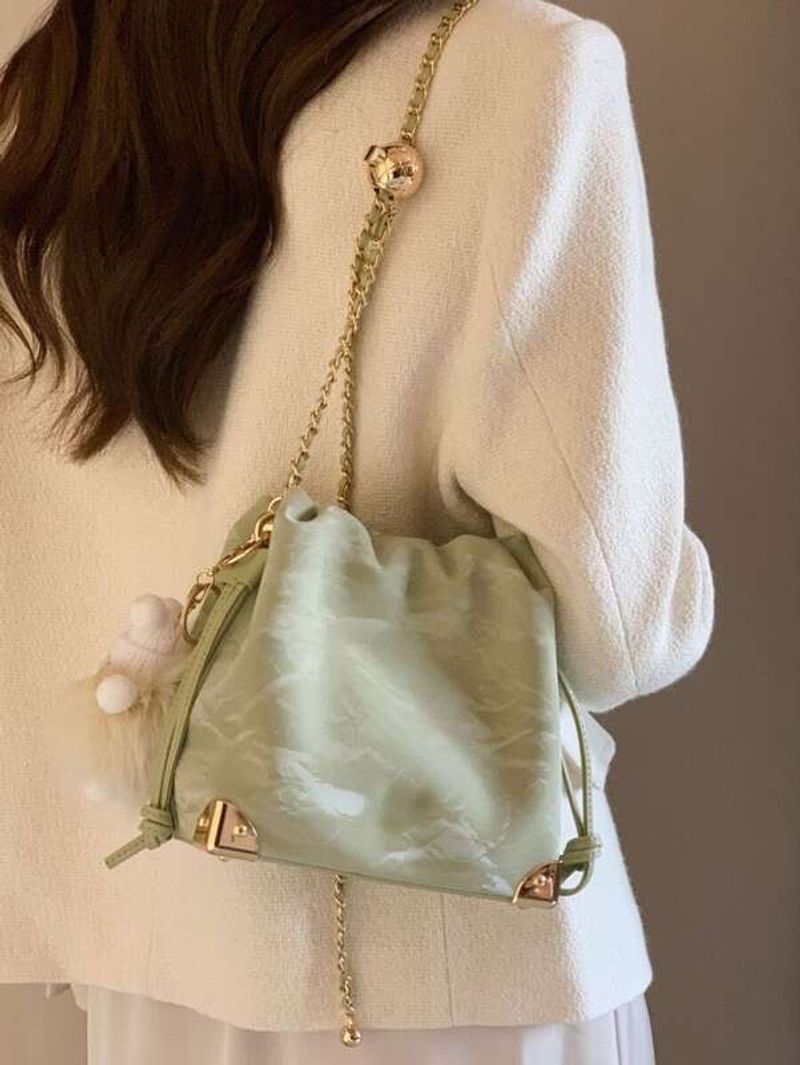 Borsa a secchiello da donna 2025 Borse a tracolla di design popolari Moda casual Cento_voghion.com