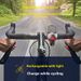 Solar charging bicycle light Riding light Strong horn light Outdoor equipment flashlight Bicycle headlight_voghion.com