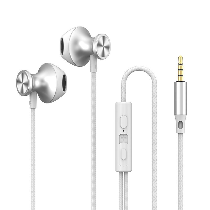 Ongeëvenaarde kwaliteit digitale Type-C oordopjes metalen 3,5 mm half-in-ear zware bas bedrade oordopjes_voghion.com