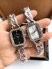 High-value Fashionable Square Dial Watch INS Light Luxury Simple Life Waterproof Women's Watch With Diamonds And Stainless Steel Does Not Fade_voghion.com