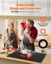 9200W 5 Burner Induction Cooktop Electric Countertop Burner Knob Control_voghion.com
