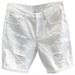 Men's Clothing Summer White Ripped Denim Shorts Men's Korean Slim Elastic Five Point Breeches Trendy All Match Mid Length Pants_voghion.com