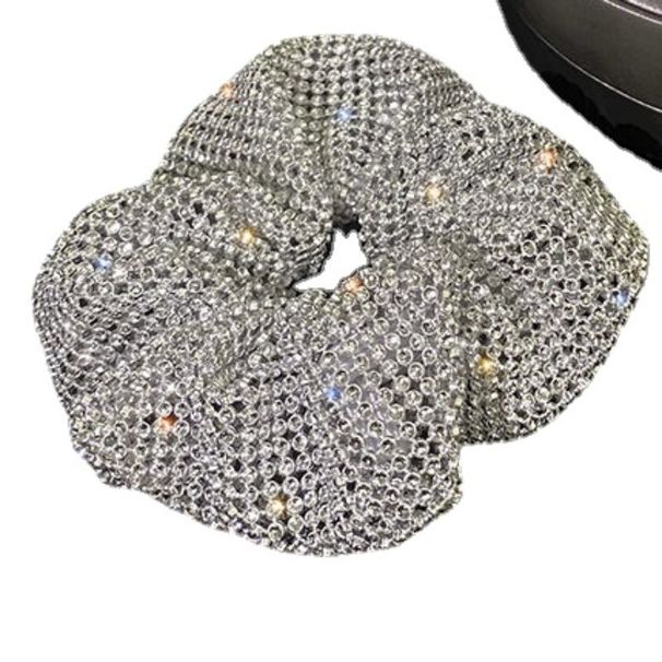 Must-Have ~ Funkelnde, glänzende Krawatte, Disco-Haar-Accessoire mit doppeltem Verwendungszweck, glänzendes Haargummi_voghion.com