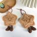 British Fun Star Biscuit Doll Christmas New Five Pointed Star Plush Soothing Doll Key Chain Bag Pendant_voghion.com