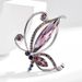 Spilla di cristallo a forma di farfalla retrò, spilla da donna, accessorio di alta qualità per corpetti e abiti da sposa_voghion.com