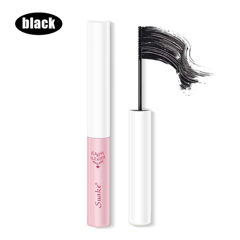 3D-Mascara mit ultrafeiner Bürste, wasserfest, nicht verschmierend, Schwarzbraun, natürliche Curling-Mascara, Wimpernverlängerung_voghion.com