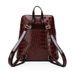 Backpack women fashion crocodile pattern mini backpack street fashion leisure travel bag tide_voghion.com