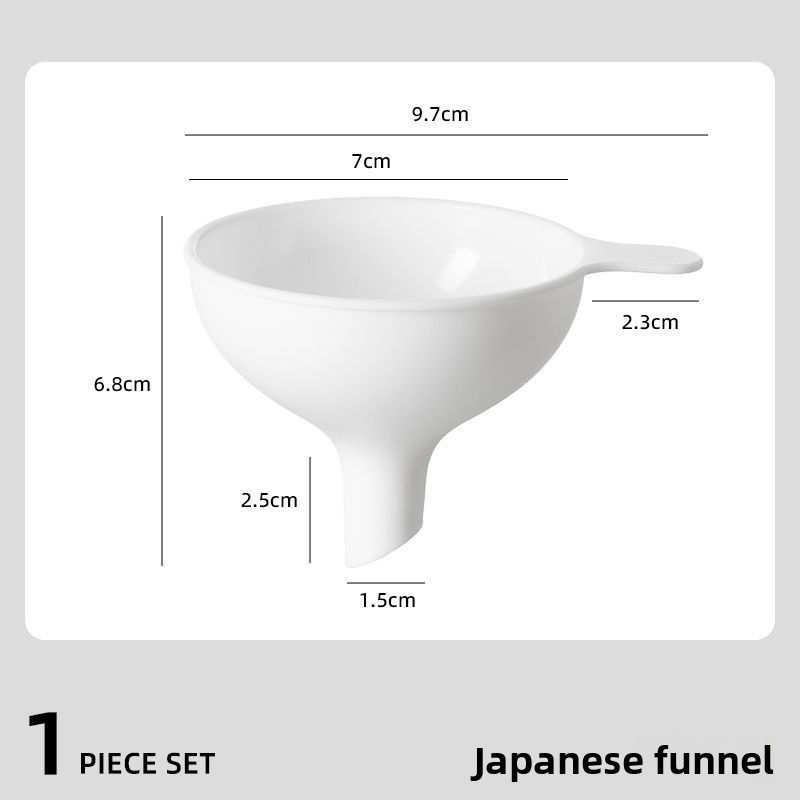 Japan ASVEL Control Food Grade Household Kitchen Small Diameter Plastic Oil Pouring Funnel_voghion.com