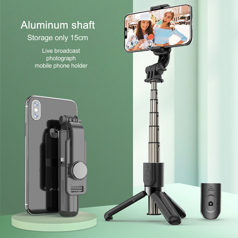 Kunjiuyou Selfie Stick Adjustable Multifunctional LED Fill Light Bluetooth-compatible Remote Control Phone Tripod for_voghion.com