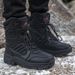 Meeste jalanõud, taktikalised jalanõud ja saapad, pritsmekindlad ja soojad kõrged mägironimis-, suusatamis-, treening- ja võitlusjalanõud, meeste kõrged lahingu- ja sõjaväesaapad_voghion.com