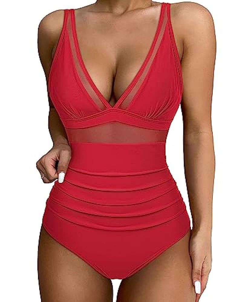 Women's Clothing High Waist One Piece Swimsuit Women's Tight Sexy Hollow Hot Spot Swimsuit_voghion.com