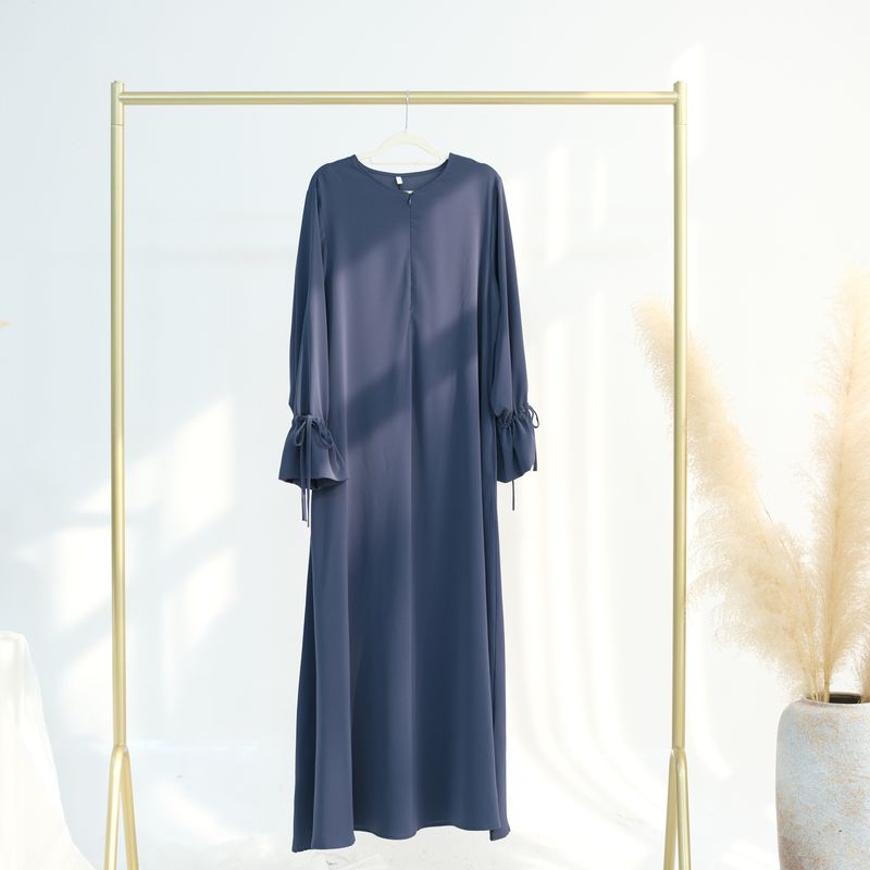 Women's Clothing Solid Color Sleeve Robe_voghion.com