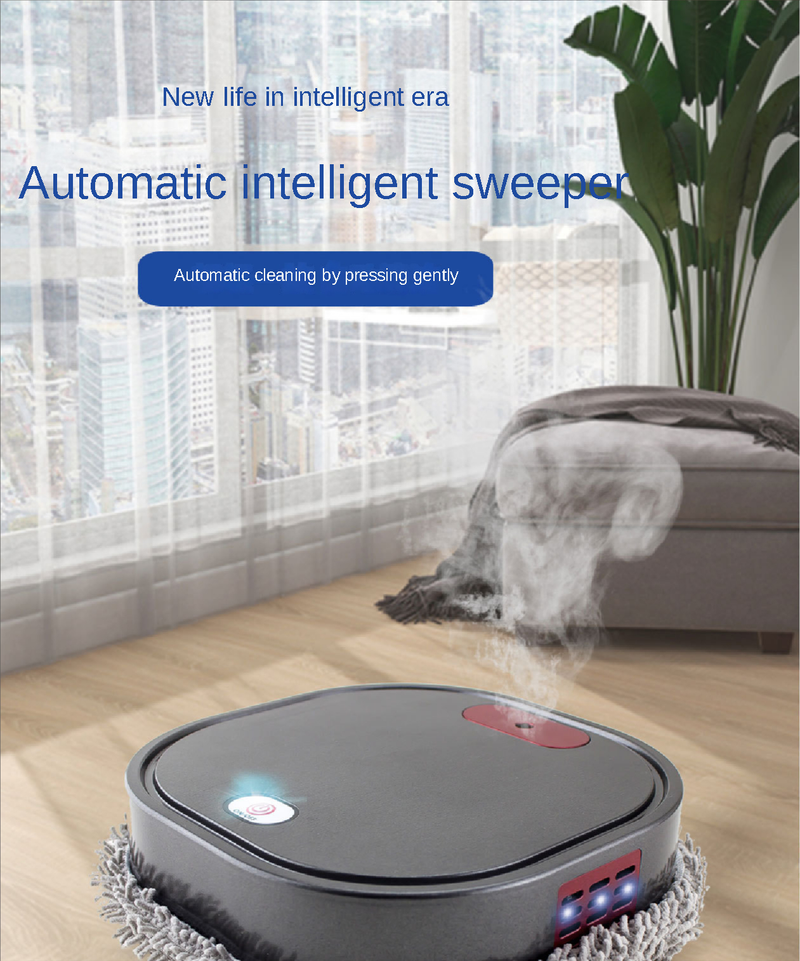 2023 New Rechargeable Smart Mopping Robot Spray Cleaner Dry And Wet 3 In 1 Sweep And Mop Robot Vacuum Cleaner Home Mopping Robot_voghion.com