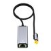 Ethernet-Adapter 8-polig auf RJ45 PD20W, Ladefunktion für externe 100-Mbit/s-Netzwerkkarte, Plug-and-Play-Gehäuse aus Aluminiumlegierung für iPhone/iPad_voghion.com