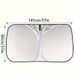 Thickened Titanium Silver Front And Rear Windshield Heat Insulation Sunshade Curtain Summer Sun Blocker_voghion.com