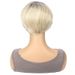 Kerrysis Women's Light Brown Synthetic Short Wig With Side Part - Heat Resistant Fiber, Natural Look For Daily & Party Wear (OB#, Gray)_voghion.com
