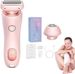 2 In 1 Cordless Elektrische Rasierer Haar Elektrische Rasierer Schmerzlos Bikini Trimmer Dame_voghion.com