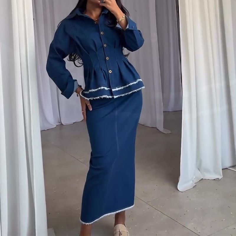Damenmode-Taillen-Schlankheits-Oberteil, hohe Taille, halber Körper, Hüftabdeckung, Rock-Anzug_voghion.com