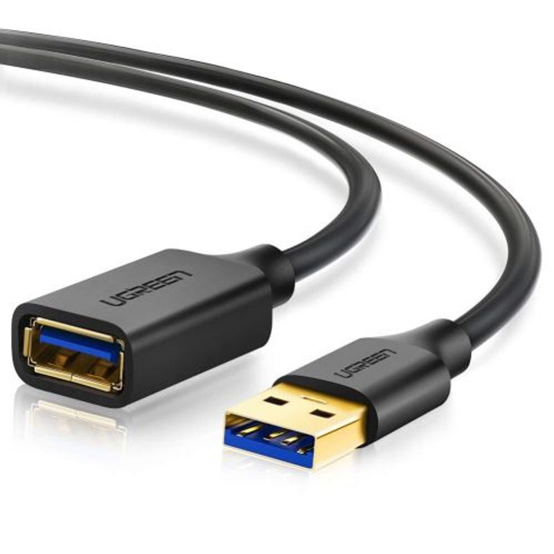 ★Fast-Delivery★  UGreen-USB A-type (M) to USB A-type cable extension cable (F) - USB 3.0-1 meter - black_voghion.com