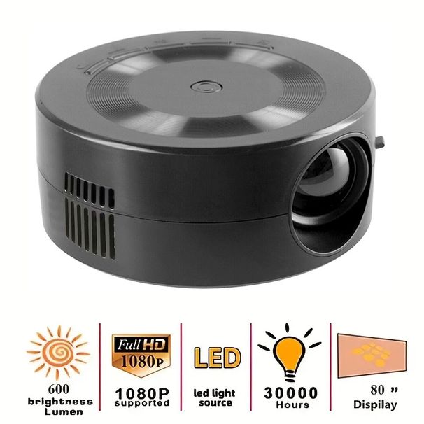 Portable Theater 1080p Android Smart HD 4K Wireless Projector For Home Use_voghion.com