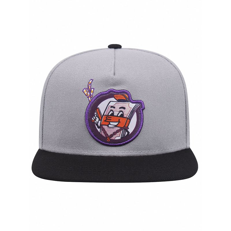 New Hip Hop Street Dance Trendy Brand Skateboard Purple USD Label Baseball Men's and Women's Flat brim Hat_voghion.com