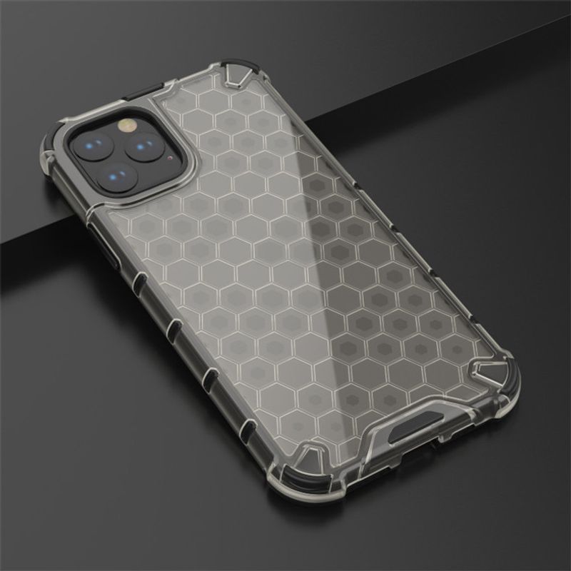 Honeycomb Clear Shockproof Case For iPhone 14 13 12 11 Pro XS Max Hybrid TPU Transparent Armor Cover For iPhone X XS XR 7 8 Plus_voghion.com