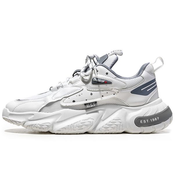 Pantofi sport pentru bărbați, cu talpă groasă, mici, albi, pentru primăvară și tineret, cu plasă, sport, colorate, casual, pentru studenți singuri_voghion.com