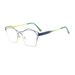 Irregular Multi-Sided Metal Anti-Blue Light Non-Prescription Fashion High-End Bare Face Glasses Frame 66053_voghion.com