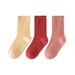Dětské ponožky Dětské vlněné ponožky s dvojitou jehlou Podzimní a zimní jednobarevné dětské ponožky pro chlapce a dívky, dětské vlněné ponožky_voghion.com