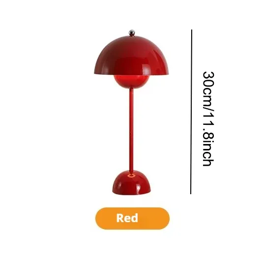 Lampe de table LED rechargeable de type C, interrupteur tactile, lanterne décorative, veilleuse en alliage_voghion.com