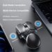 Mouse meccanico wireless Bluetooth ricaricabile EWEADN Q3, silenzioso, ergonomico, ad alta precisione, elegante per il gioco_voghion.com