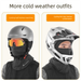 Warm Cycling Headgear Fleece Full Face Ski Mask Breathable Autumn Winter Outdoor Windproof Coldproof Neck Warmer Hat_voghion.com