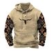 American Retro Hooded Sweater Men's Popular 3D Hooded With Rope And Pocket Sweater_voghion.com