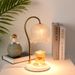 Lily Of The Valley Aromatherapy Melting Wax Lamp Table Lamp Bedside Ins Melting Candle Lamp Smokeless Timed Temperature Regulating Night Light_voghion.com