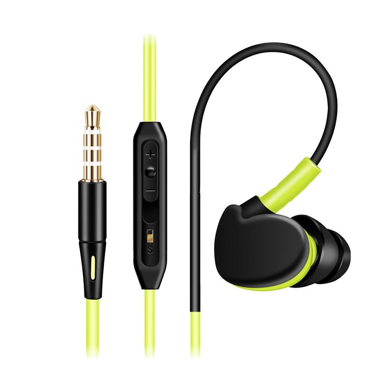Casque stéréo surround étanche avec lecteur de musique 3,5 mm, intra-auriculaire, sport, jeu, filaire, accessoires informatiques_voghion.com