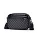 Moda nova versátil commuter crossbody casual horizontal xadrez bolsa de ombro masculina rosto macio minimalista móvel_voghion.com