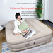 PVC Heightened Thickened Flocked Automatic Inflatable Home Double Air Cushion Bed Nap Folding Mattress_voghion.com