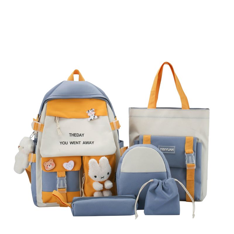 Dammetaschen Rucksäck grouss Kapazitéit nei Junior Lycée Bësch Schoultasch Casual Nylon Rucksäck léif Meedchen eng Schëller Remedial Lektiounstasch_voghion.com