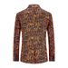 Men's non ironing casual oversized men's printed small outer with suit_voghion.com