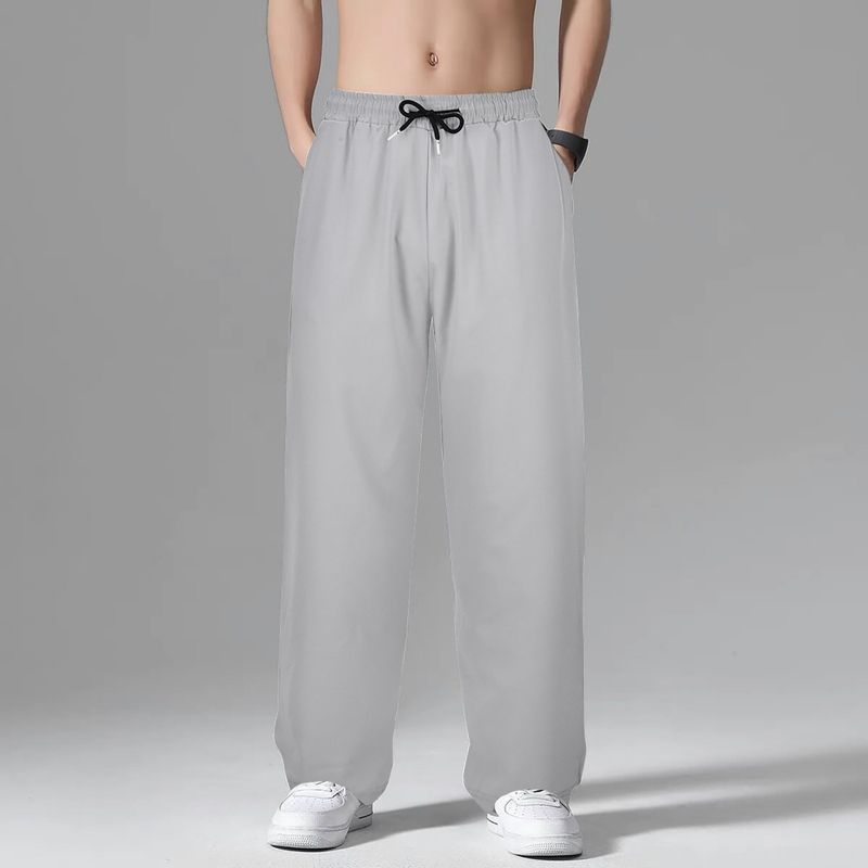 Man Pants Tracksuit Sweatpants Sportswear Gym Workwear Summer Joggers Baggy Y2k Straight Big-Size Trousers Pantalones_voghion.com